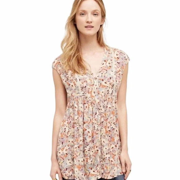 Vanessa Virginia (Anthropologie) Tunic Blouse - Picture 1 of 5